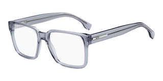 Boss 1898 men Blue Rectangle Eyeglasses