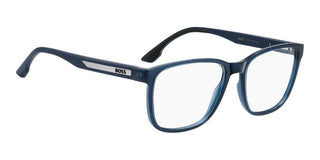 Boss 1910 men Blue Rectangle Eyeglasses