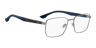 Boss 1916 men Ruthenium Rectangle Eyeglasses