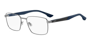 Boss 1916 men Ruthenium Rectangle Eyeglasses