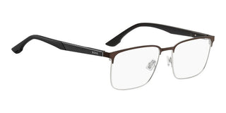 Boss 1917 men Brown Rectangle Eyeglasses