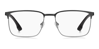 Boss 1917 men Ruthenium Rectangle Eyeglasses