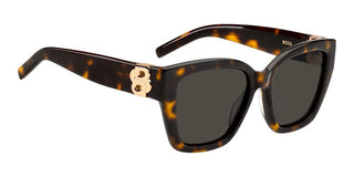 Boss 1938/G/S women Havana Squared Sunglasses