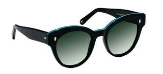 L.g.r Bouganville Skin Women Black Cat Eye Sunglasses