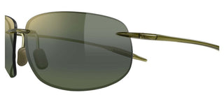 Maui Jim BREAKWALL MJ0422S unisex Green Squared Sunglasses