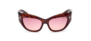 Tom Ford BRIANNA FT 1065 unisex Havana Geometric Sunglasses