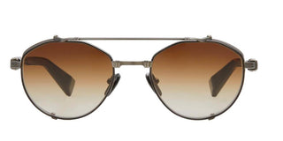 Balmain BRIGADE - IV unisex Black Round Sunglasses