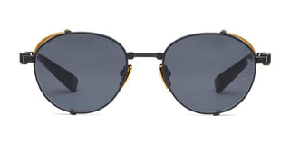 Balmain BRIGADE - I unisex Black Round Sunglasses