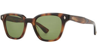 GARRETT LEIGHT BROADWAY SUN unisex Havana Squared Sunglasses
