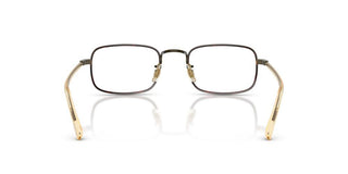 Oliver Peoples Brymer Ov 1366t Unisex Gold Rectangle Eyeglasses