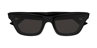 Bottega Veneta Bv1119s Unisex Black Squared Sunglasses