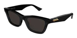 Bottega Veneta Bv1119s Unisex Black Squared Sunglasses