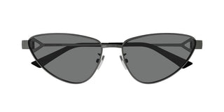 Bottega Veneta BV1186S women Ruthenium Cat Eye Sunglasses