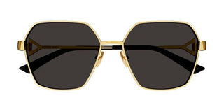 Bottega Veneta Bv1224s Women Gold Squared Sunglasses