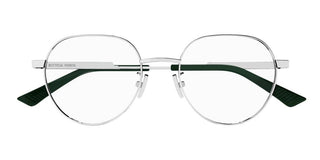 Bottega Veneta BV1239O unisex Silver Round Eyeglasses