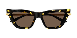 Bottega Veneta Bv1241s Women Havana Cat Eye Sunglasses