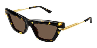 Bottega Veneta Bv1241s Women Havana Cat Eye Sunglasses