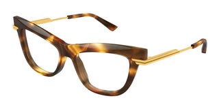 Bottega Veneta BV1266O women Havana Cat Eye Eyeglasses