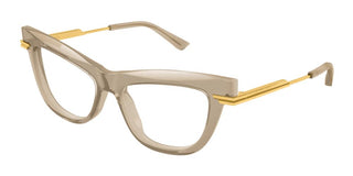 Bottega Veneta BV1266O women Brown Cat Eye Eyeglasses