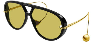 Bottega Veneta Bv1273s Women Black Pilot Sunglasses