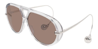 Bottega Veneta Bv1273s Women Transparent Pilot Sunglasses