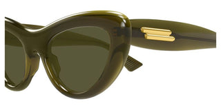 Bottega Veneta BV1282S women Green Cat Eye Sunglasses