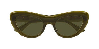 Bottega Veneta BV1282S women Green Cat Eye Sunglasses