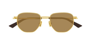 Bottega Veneta BV1301S unisex Gold Squared Sunglasses