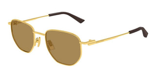 Bottega Veneta BV1301S unisex Gold Squared Sunglasses