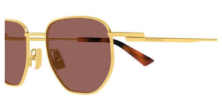 Bottega Veneta BV1301S unisex Gold Squared Sunglasses
