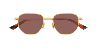 Bottega Veneta BV1301S unisex Gold Squared Sunglasses