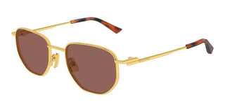 Bottega Veneta BV1301S unisex Gold Squared Sunglasses