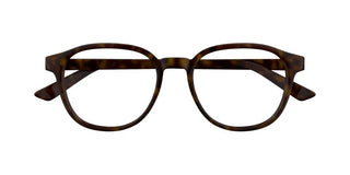 Bottega Veneta BV1312O men Havana Round Eyeglasses