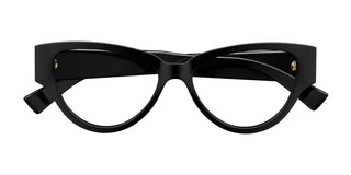 Bottega Veneta Bv1320o Women Black Cat Eye Eyeglasses
