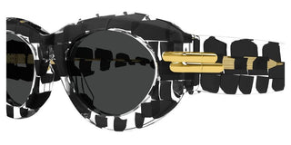 Bottega Veneta BV1322S women Black Round Sunglasses