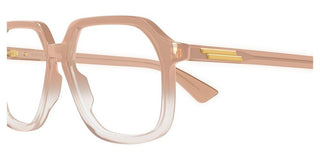 Bottega Veneta BV1329O unisex Pink Geometric Eyeglasses