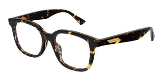 Bottega Veneta Bv1334o Unisex Havana Squared Eyeglasses