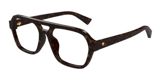 Bottega Veneta BV1336O men Havana Pilot Eyeglasses