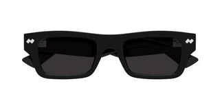 Bottega Veneta Bv1351s Unisex Black Squared Sunglasses