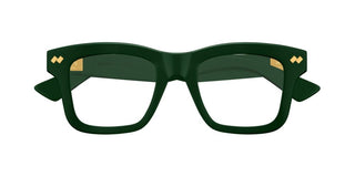 Bottega Veneta BV1353O women Green Squared Eyeglasses