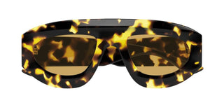 Bottega Veneta BV1358S unisex Havana Geometric Sunglasses