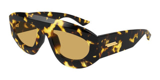 Bottega Veneta BV1358S unisex Havana Geometric Sunglasses