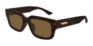 Bottega Veneta BV1359SA unisex Havana Squared Sunglasses