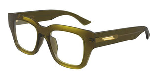 Bottega Veneta BV1361O men Green Squared Eyeglasses