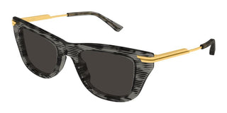 Bottega Veneta BV1369S women Grey Squared Sunglasses