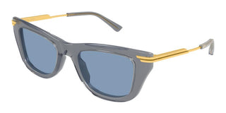 Bottega Veneta BV1369S women Blue Squared Sunglasses