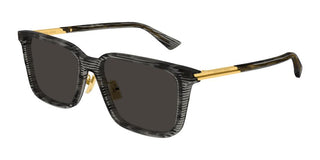 Bottega Veneta BV1374SK men Grey Squared Sunglasses