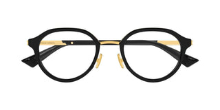 Bottega Veneta BV1375O men Black Round Eyeglasses