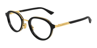 Bottega Veneta BV1375O men Black Round Eyeglasses