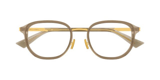 Bottega Veneta BV1378OK unisex Brown Round Eyeglasses